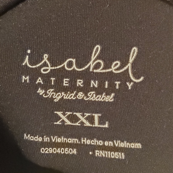 Womens Isabel maternity stretch pants size XXL color black - Picture 2 of 2